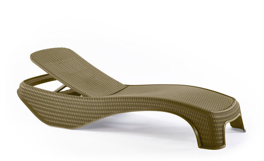 Keter Atlantic Sun Lounger - Beige - mazeproducts