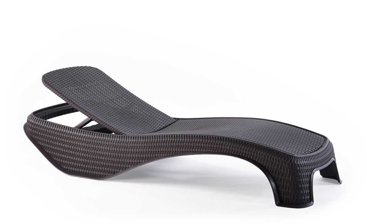 Keter Atlantic Sun Lounger - Graphite - mazeproducts