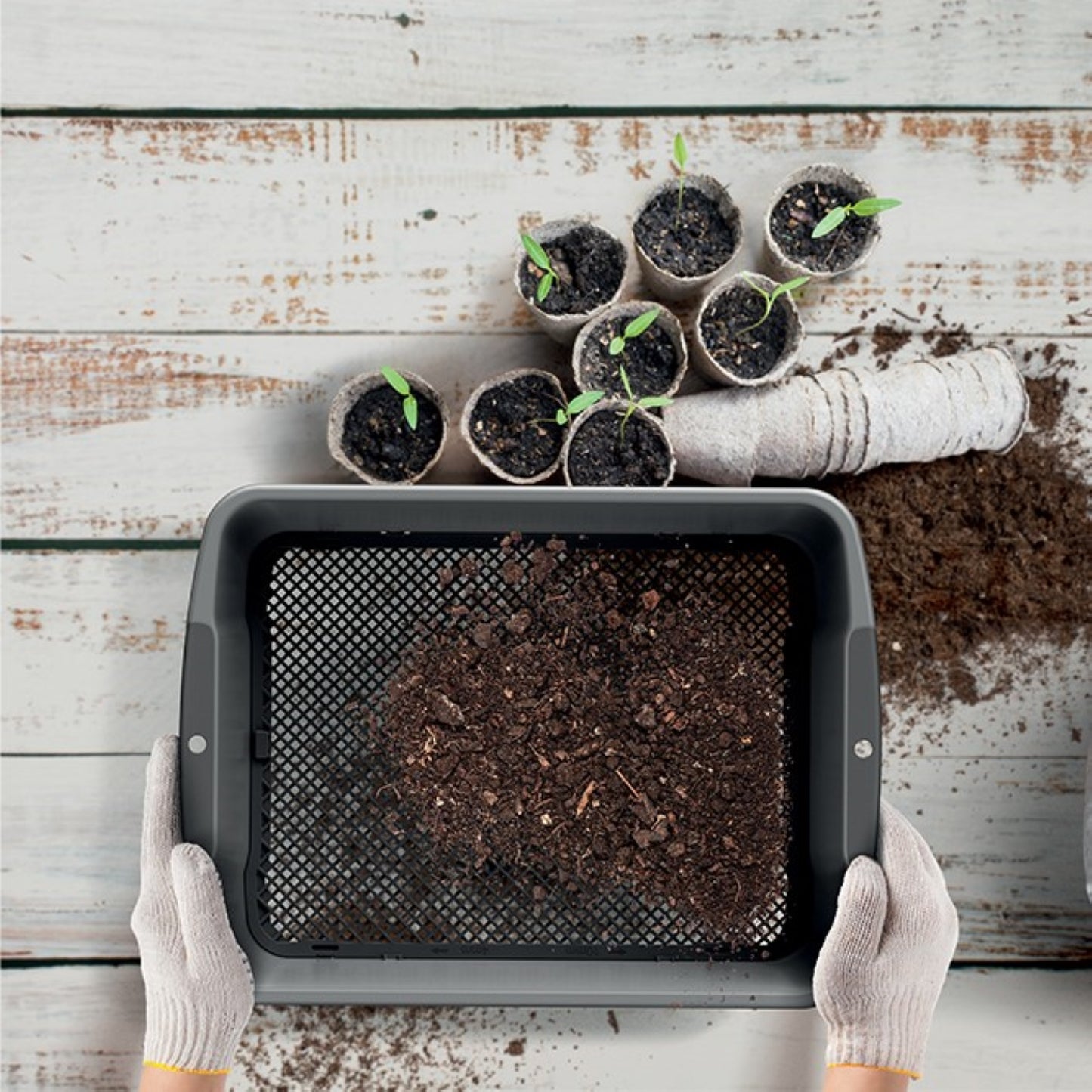 Adjustable Garden Sieve - Rectangle - mazeproducts