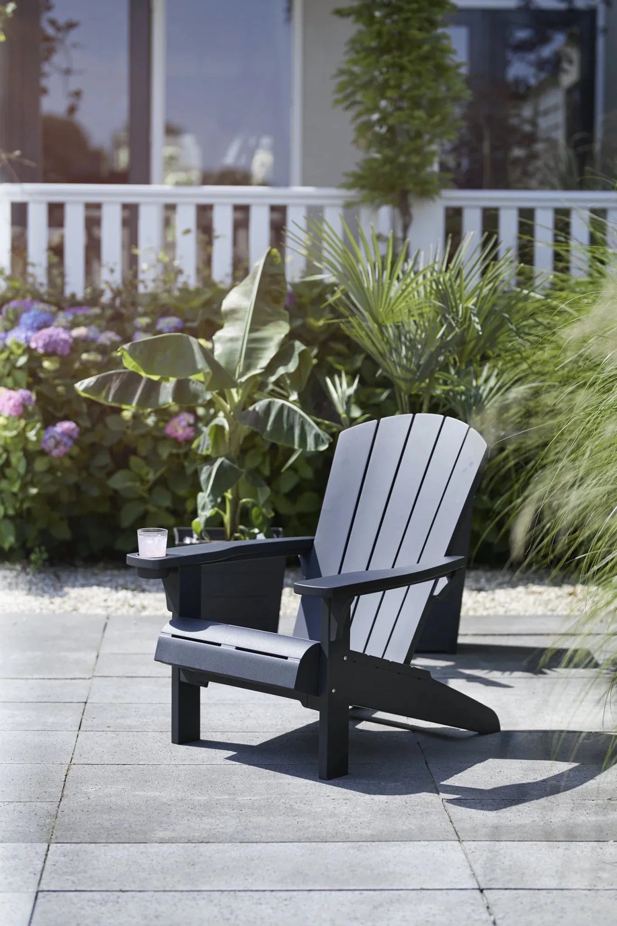 PRE ORDER: AUG. - Keter Alpine Adirondack Chair - Graphite - 2 PACK