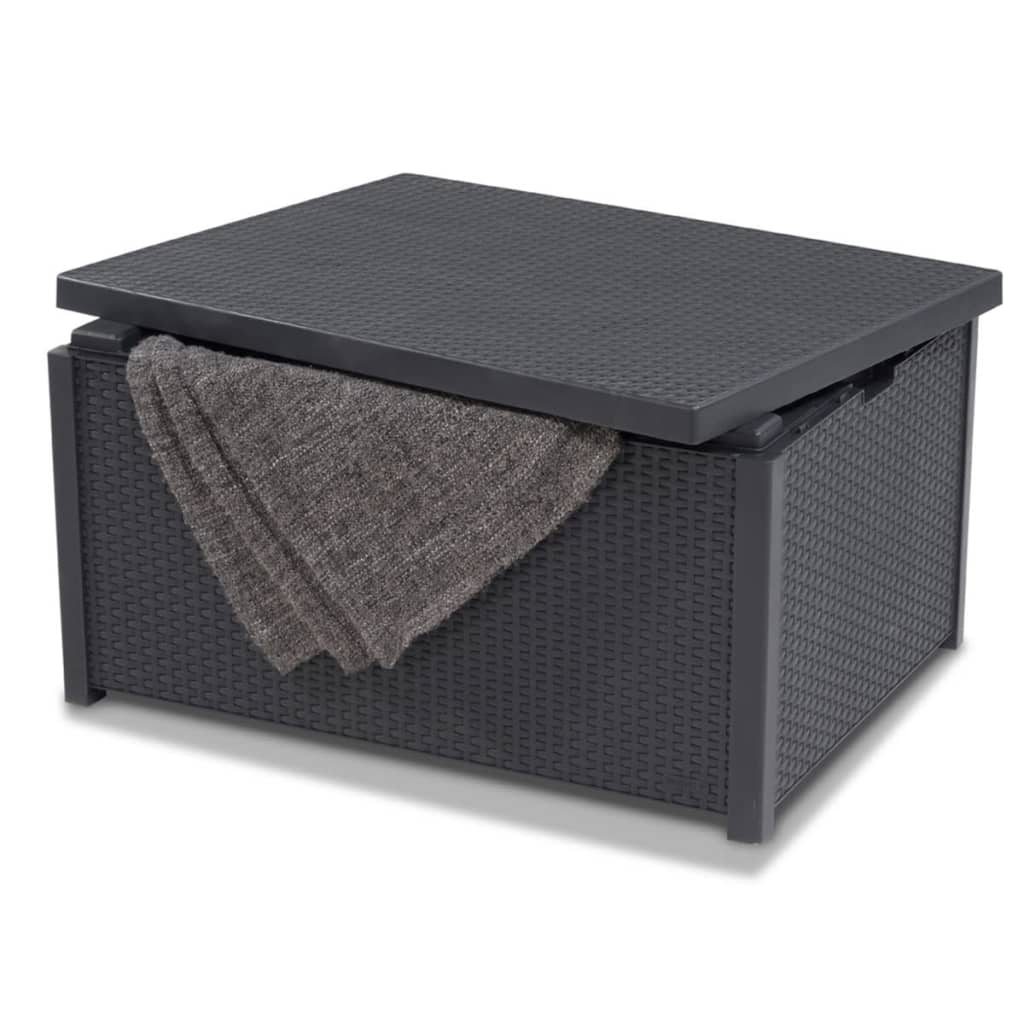 Keter Arica Storage Table - Graphite - mazeproducts