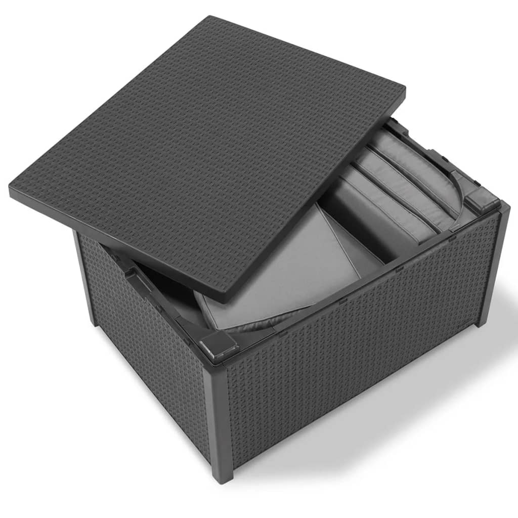 Keter Arica Storage Table - Graphite - mazeproducts
