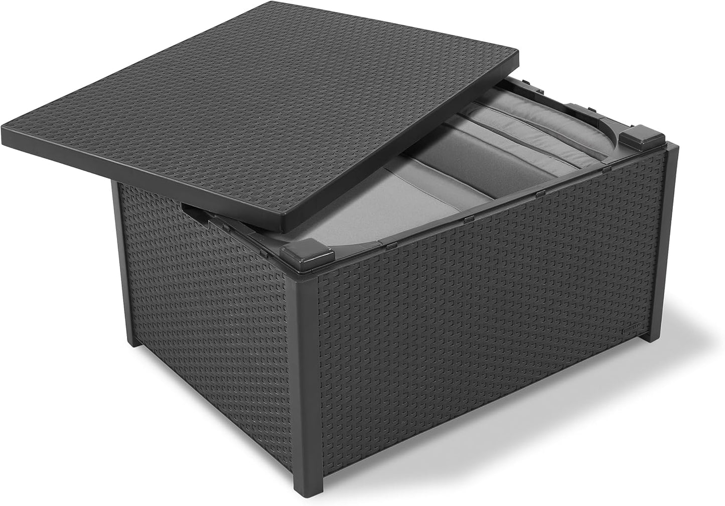 Keter Arica Storage Table - Graphite - mazeproducts