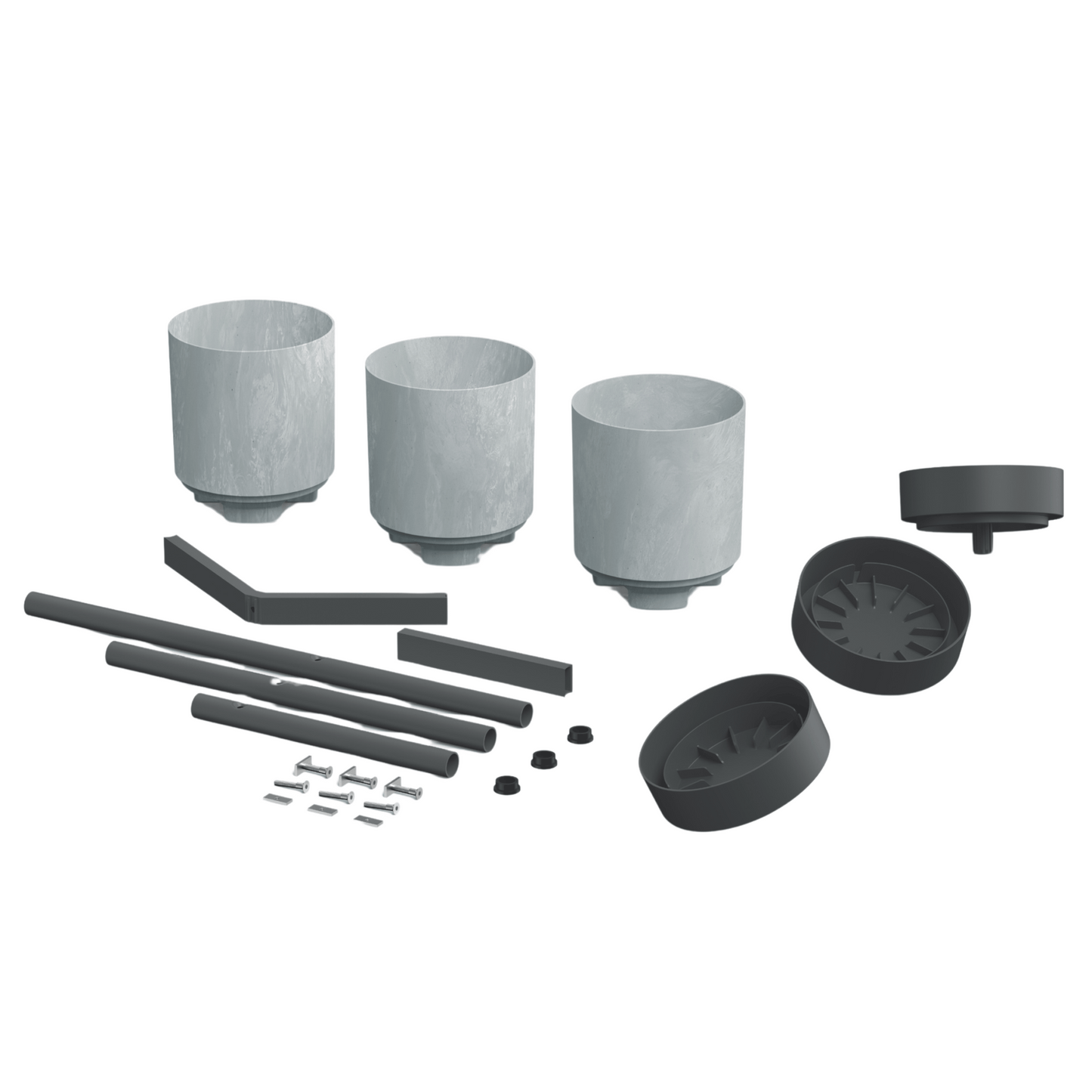 BLOOMIE Plant Stand with Pots - mazeproducts