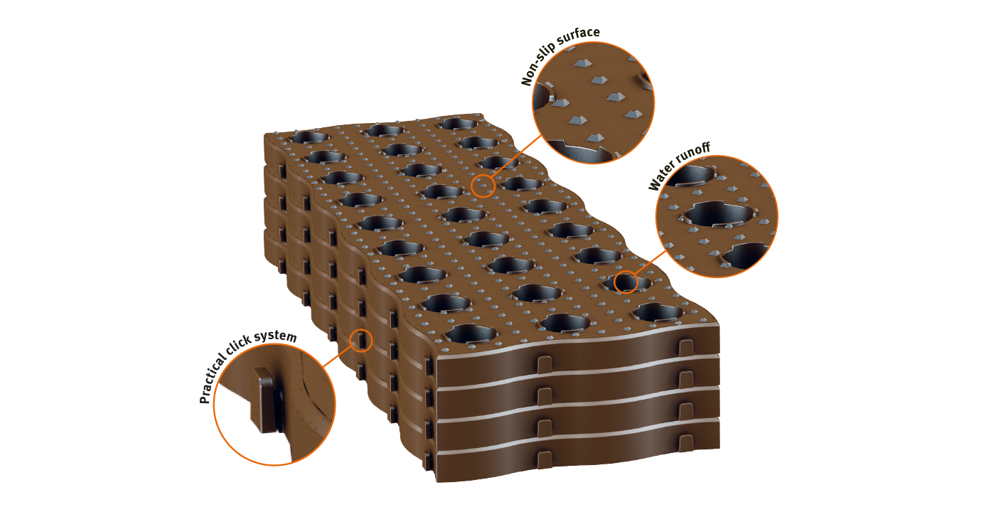 PRE ORDER: OCT. - Garden Walkway Boards - Set of 4 - mazeproducts