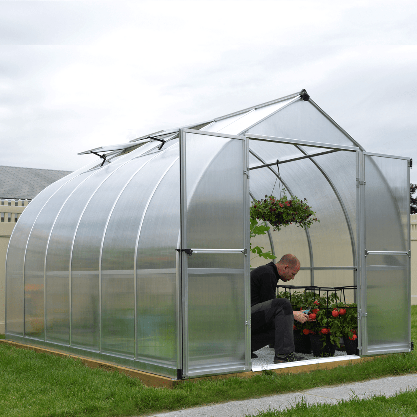 BELLA 8' x 12' Greenhouse (2.5m x 3.7m) - mazeproducts