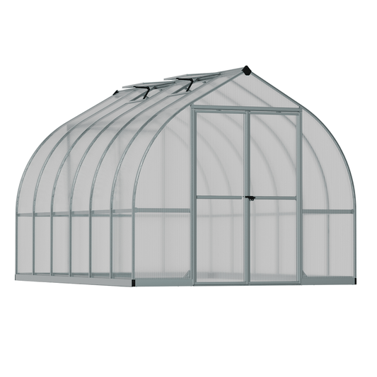 BELLA 8' x 12' Greenhouse (2.5m x 3.7m) - mazeproducts