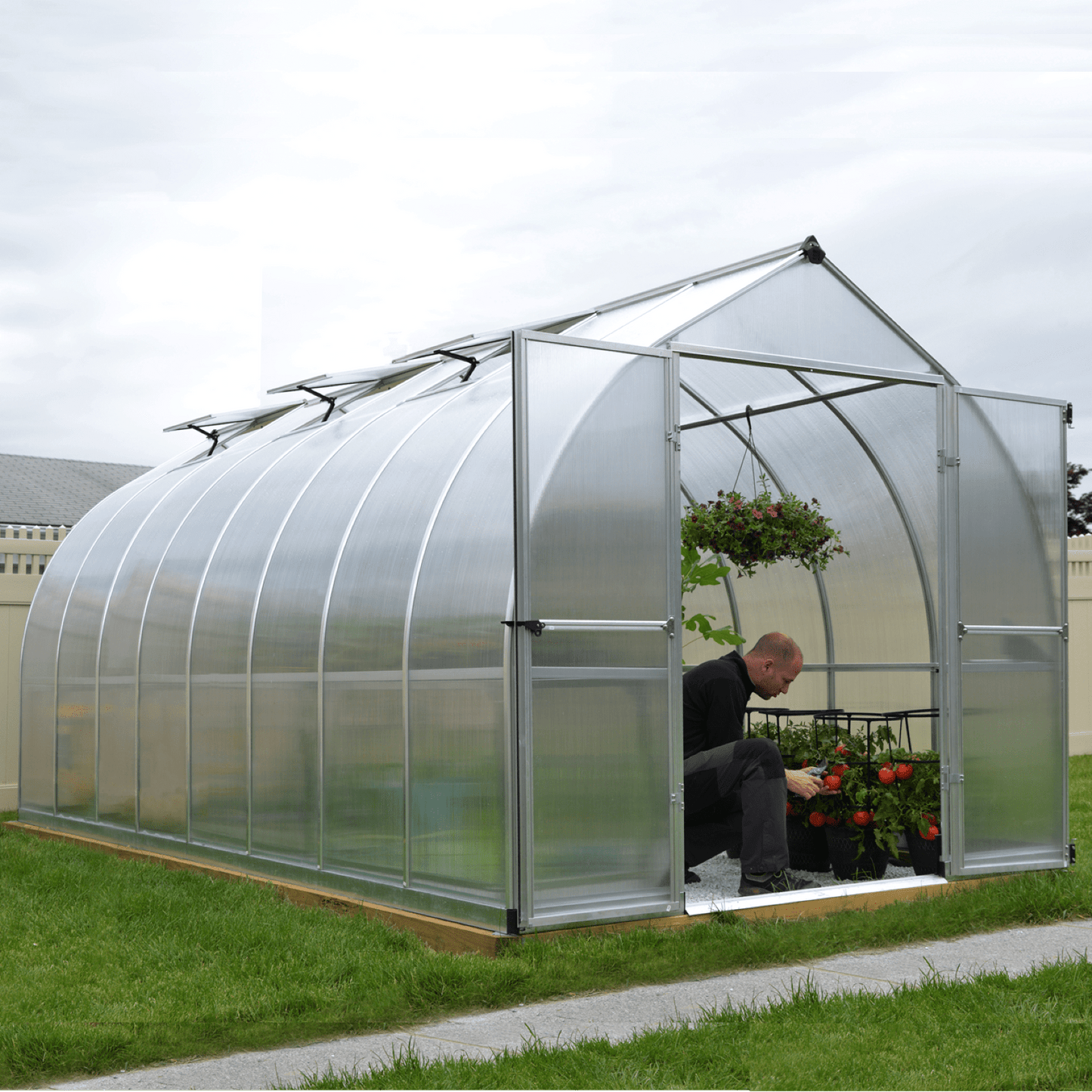 BELLA 8' x 16' Greenhouse (2.5m x 4.9m) - mazeproducts