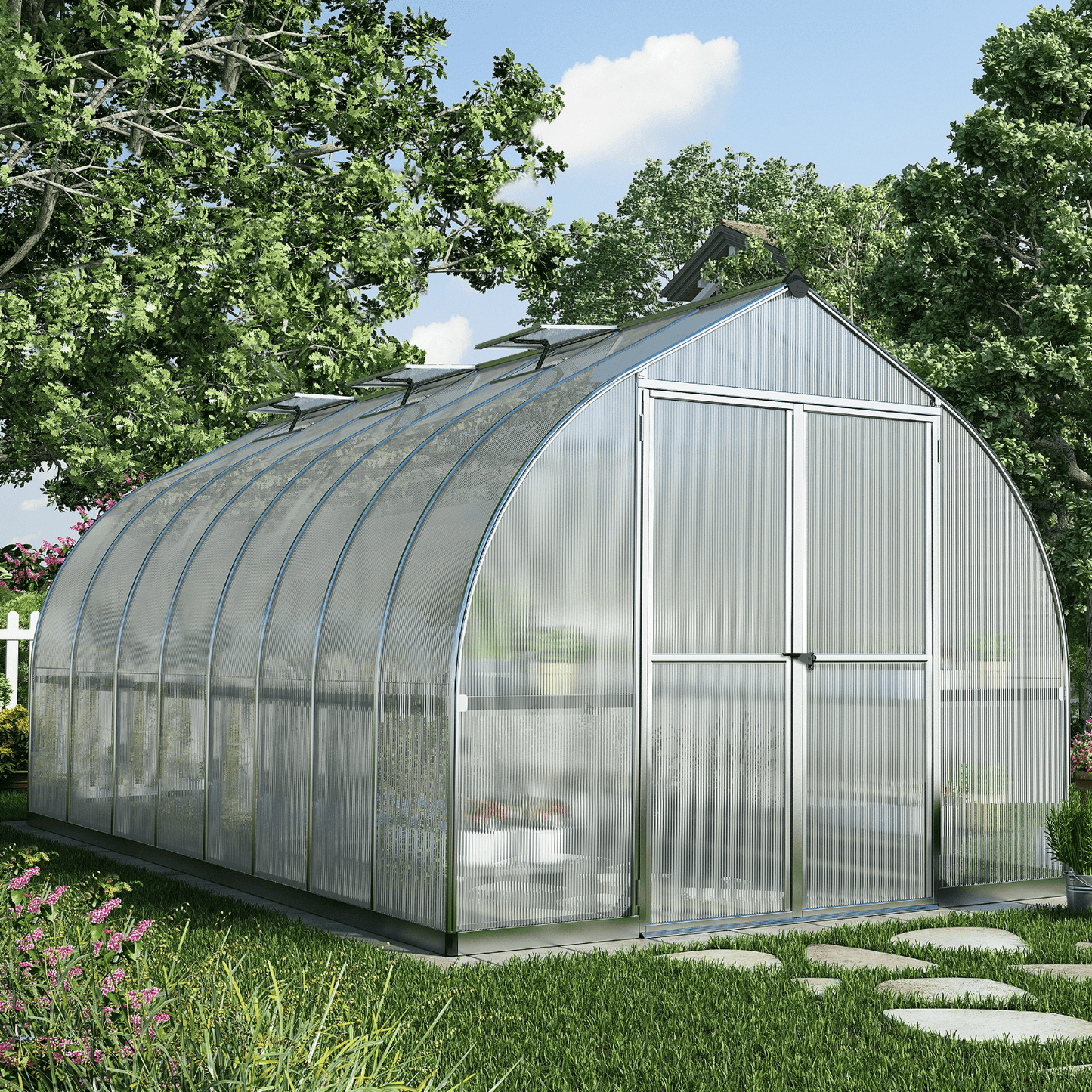 BELLA 8' x 16' Greenhouse (2.5m x 4.9m) - mazeproducts