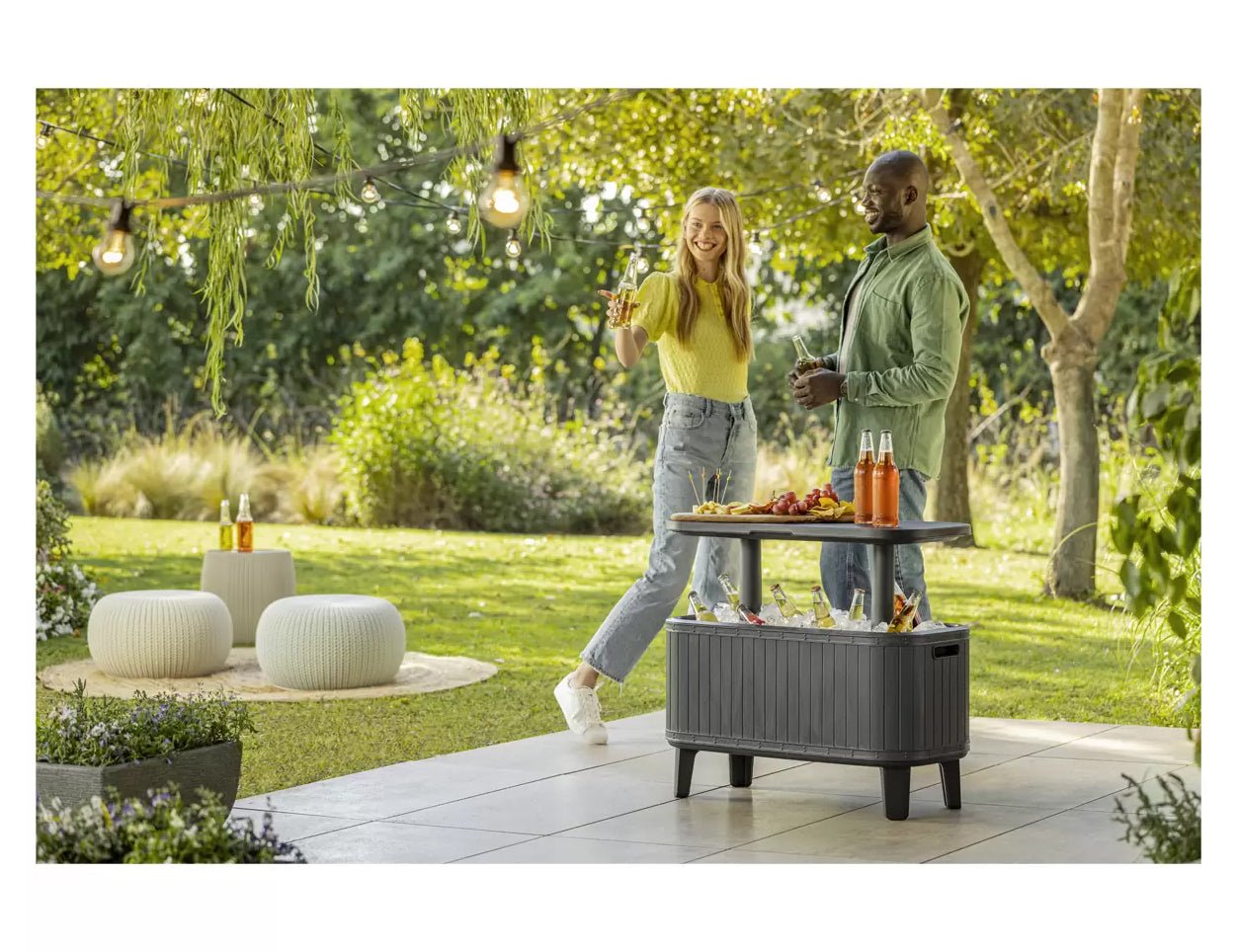 Keter Bevy Bar - Wood Look - mazeproducts