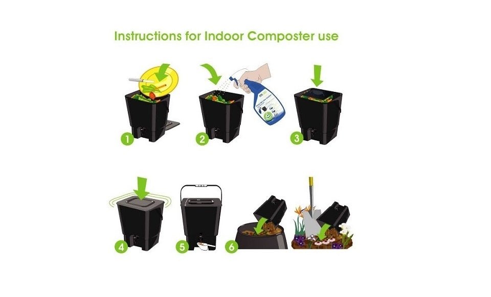 Maze 18L Bokashi Bin - Indoor Kitchen Composter Kit - mazeproducts