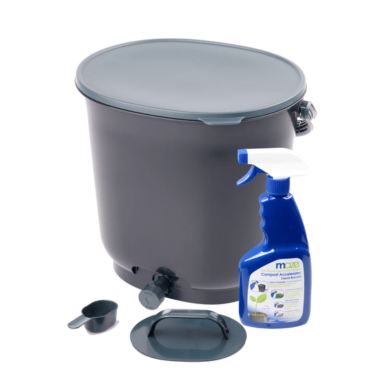 Skaza 15.3L Bokashi Organko Essential - Black - mazeproducts