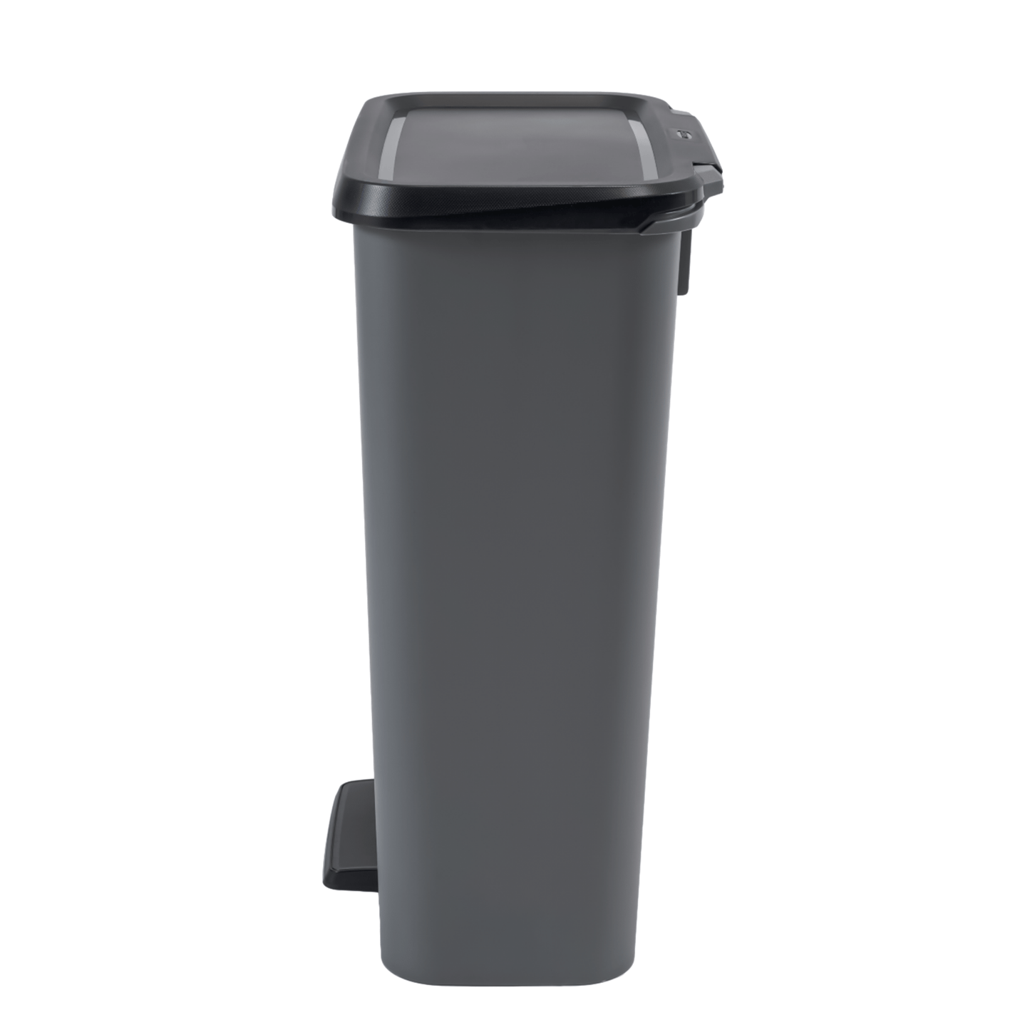 CURVER Compattia Duo Pedal Bin - 2 x 23L - Grey - mazeproducts
