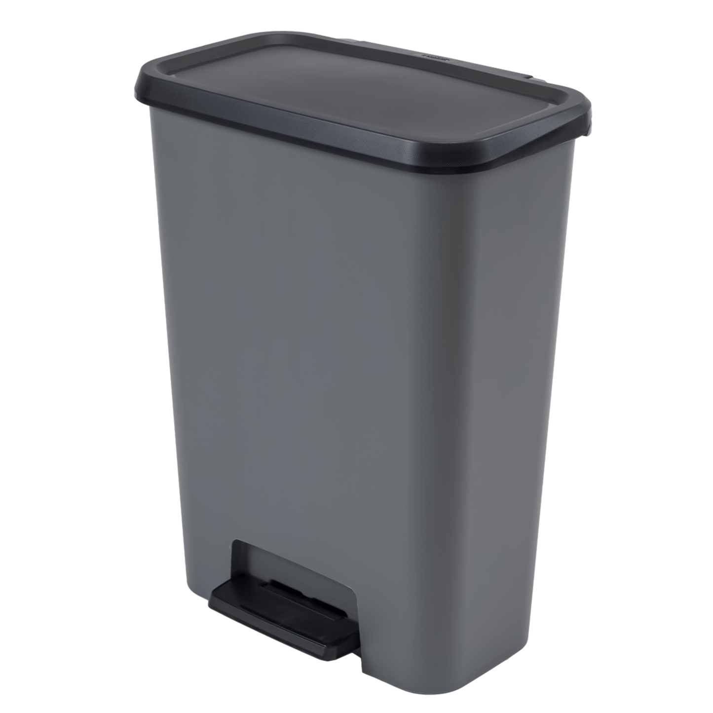 CURVER Compattia Duo Pedal Bin - 2 x 23L - Grey - mazeproducts