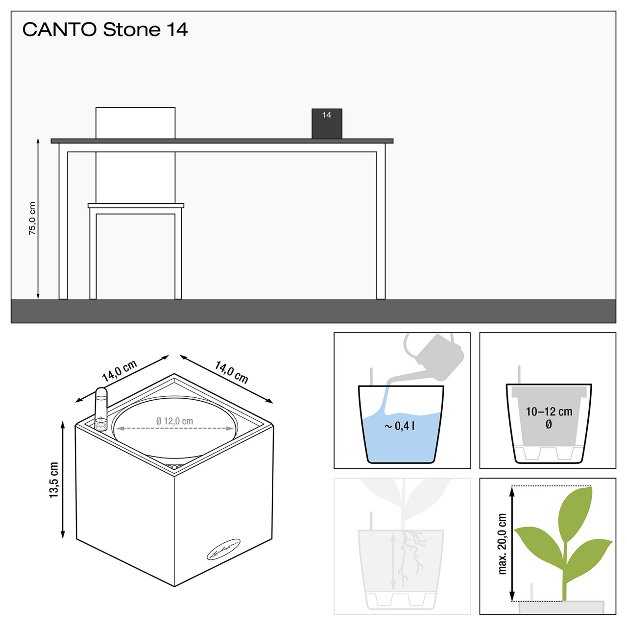 CANTO Stone 14 - mazeproducts