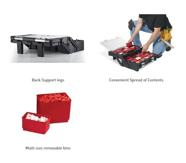 Keter 22" Cantilever Organizer Toolbox - mazeproducts