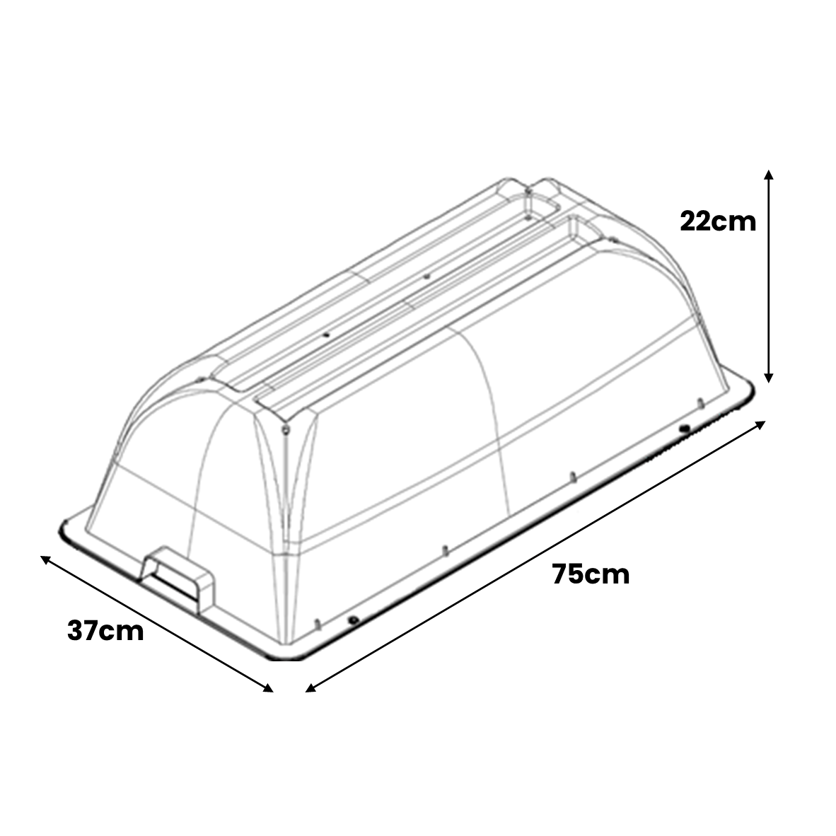 Cloche Cover for URBAN Raised Planter - mazeproducts