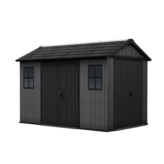 Keter Newton Plus Double Door Shed 7.5x11 (2.3 x 3.4m) - mazeproducts