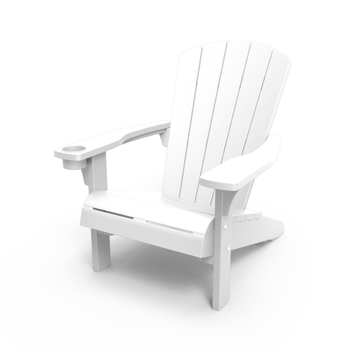 Keter Alpine Adirondack Chair - White - 2 PACK - mazeproducts