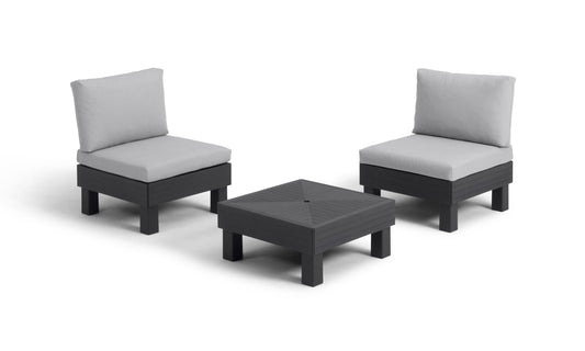 Keter Elements Balcony Set - Graphite - mazeproducts