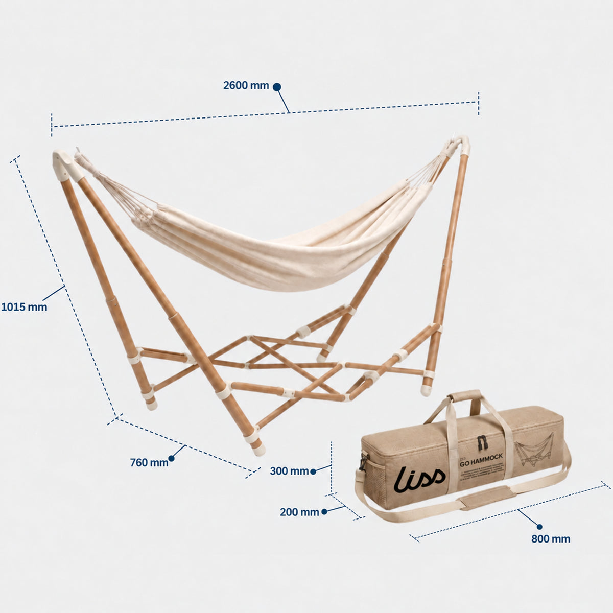 PRE ORDER: OCT. - The GO Hammock - Foldable & Portable