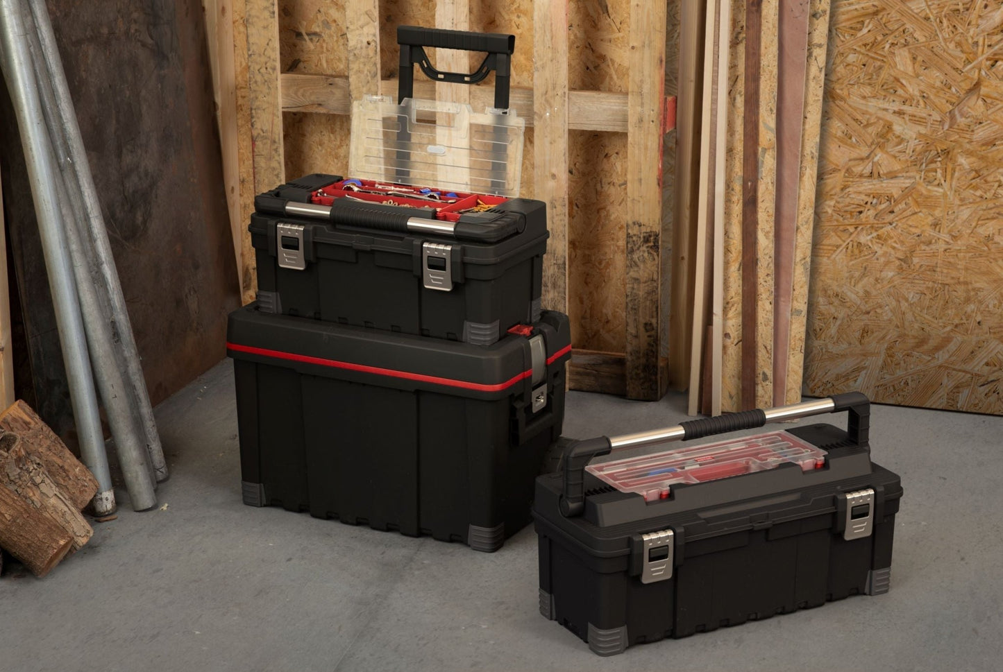 Keter 26" Hawk Tool box with Lid Organizer - mazeproducts