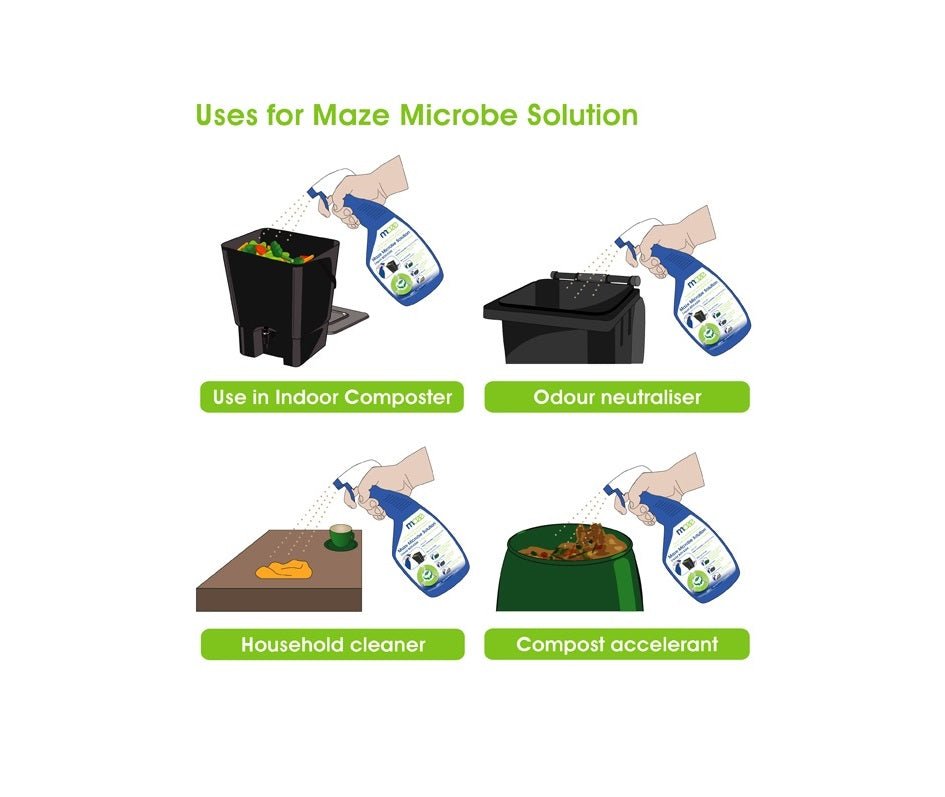 Maze 18L Bokashi Bin - Indoor Kitchen Composter Kit - mazeproducts