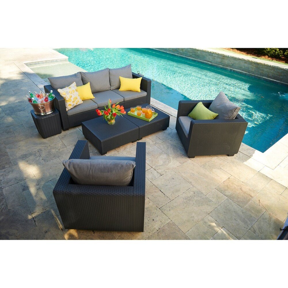 Keter Salta Chair with Cushions - mazeproducts