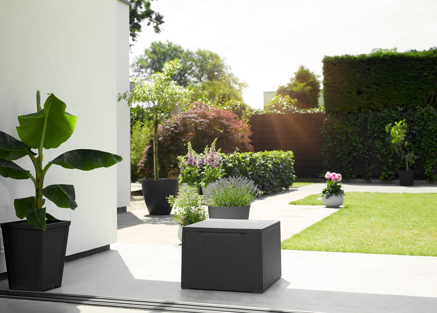 Keter Emma/Rosalie Rezolith Top - 93L Storage Table - mazeproducts