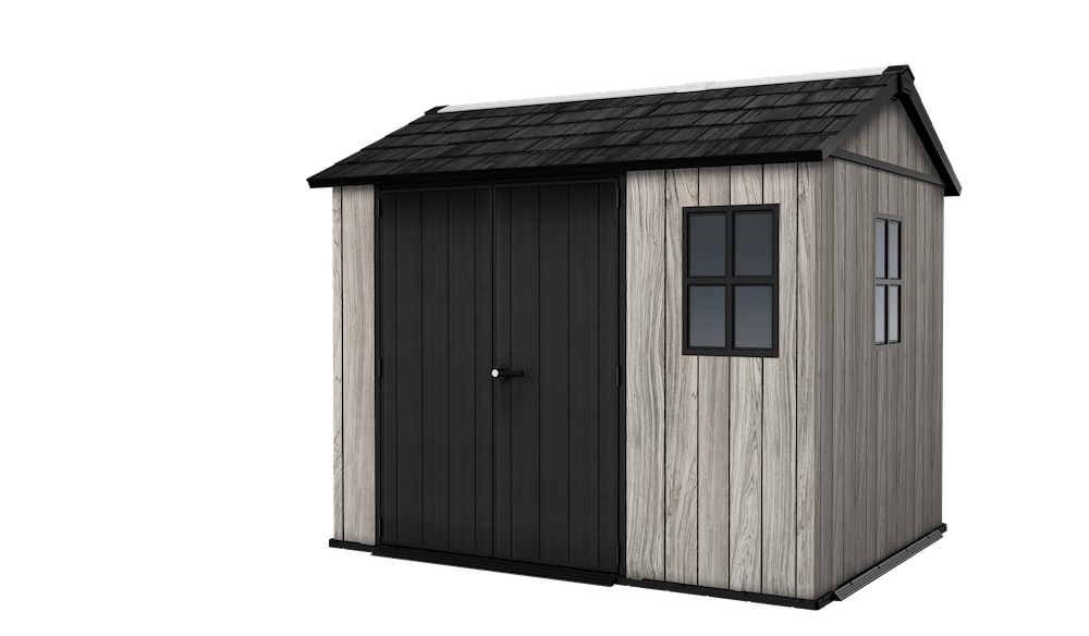 Keter Apex Shed 7.5x9 - Stormgrey Look (2.3 x 2.9m) - mazeproducts