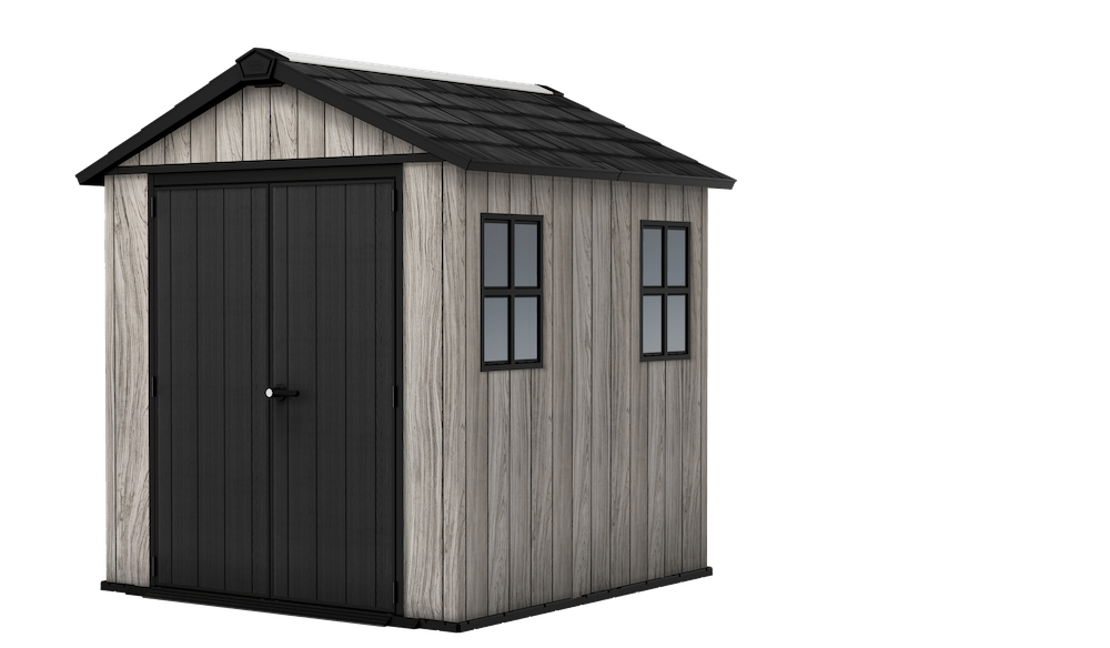 Keter Apex Shed 7.5x7 - Stormgrey Look (2.3 x 2.2m) - mazeproducts