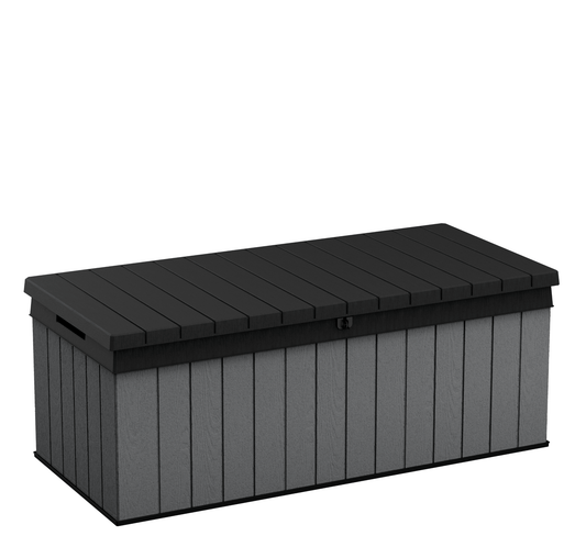 Keter Darwin 380L Storage Box - Grey - mazeproducts