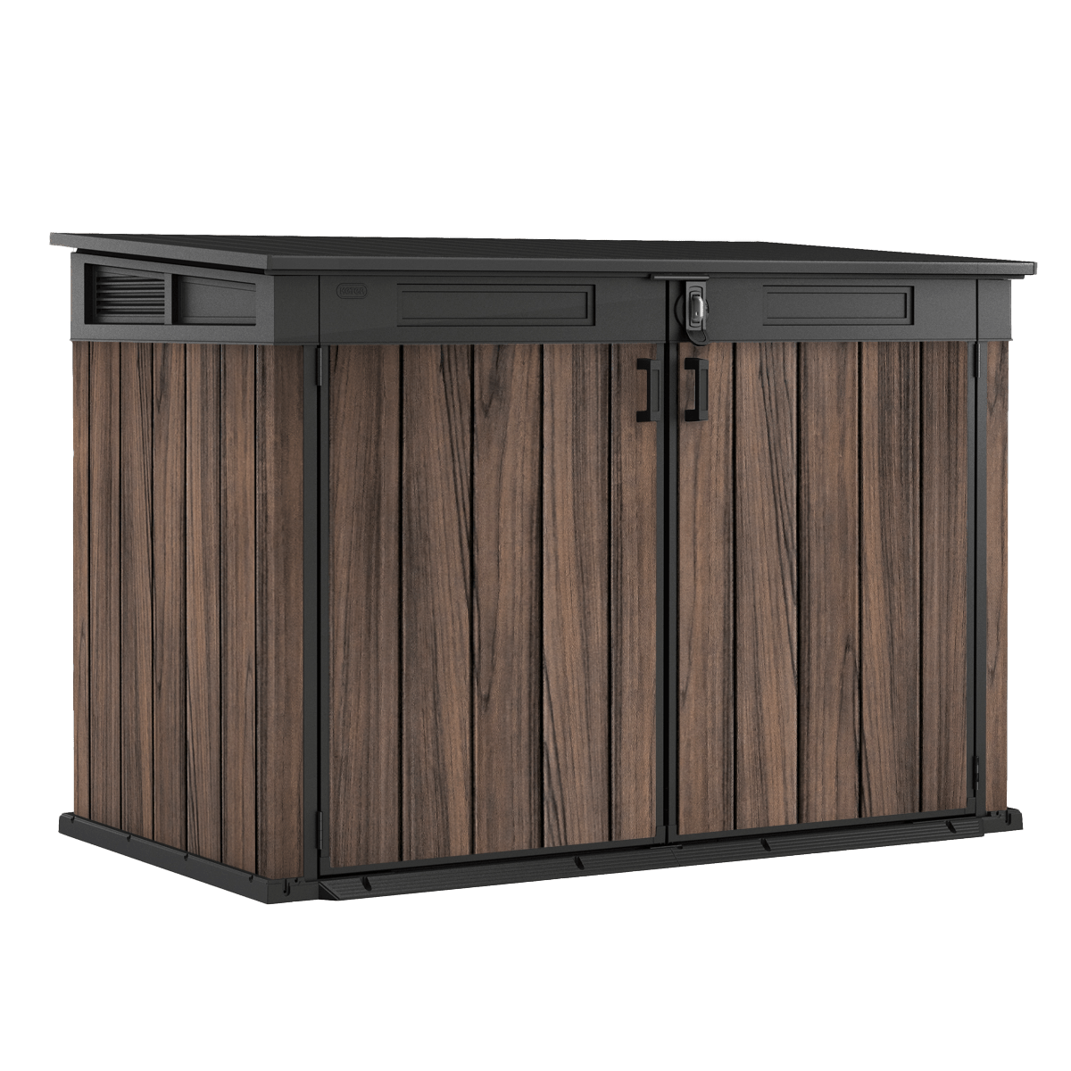 PRE ORDER: OCT. - Keter Signature Horizontal Shed - Rosewood Look 2020L - mazeproducts
