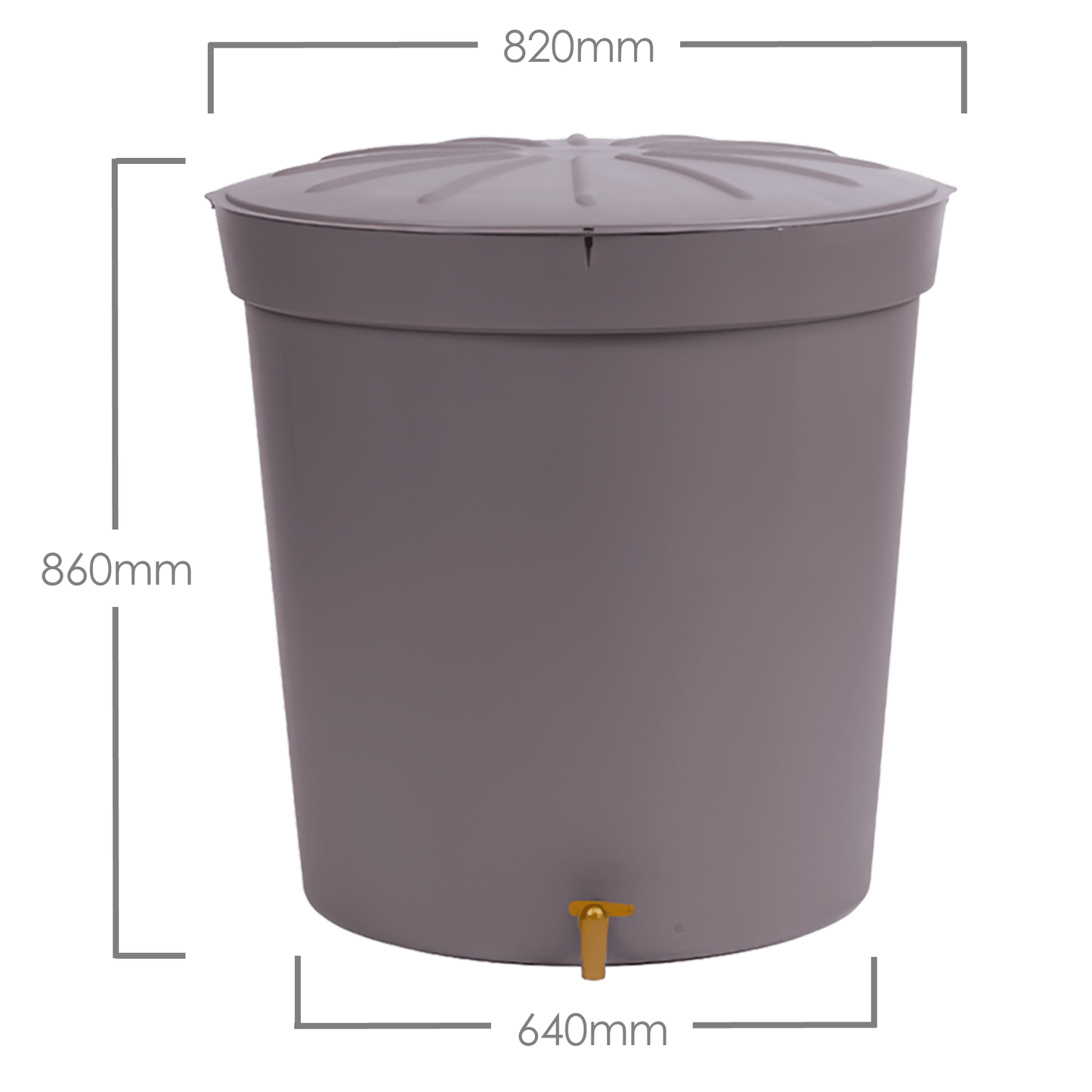 300L LANZAROTE MINItank x 2 Kit (with Linking Kit & Diverter) - Grey - mazeproducts