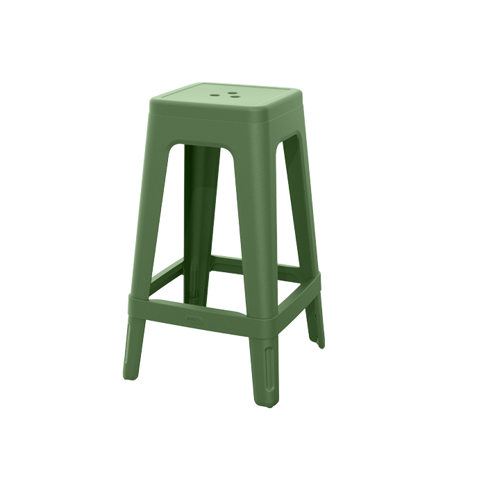 Keter Lucca Indoor/Outdoor Bar Stool - Green - mazeproducts
