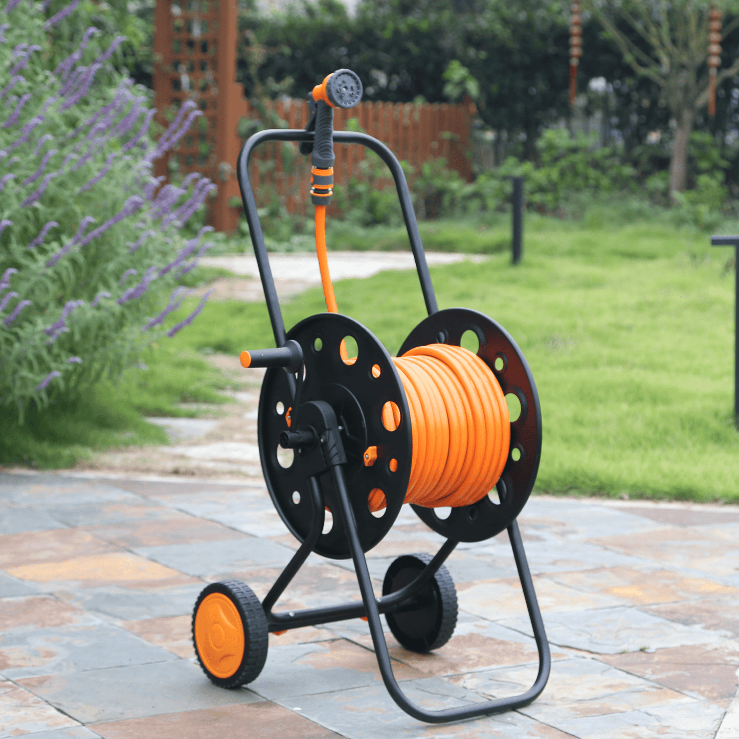 Metal Hose Reel Cart - mazeproducts