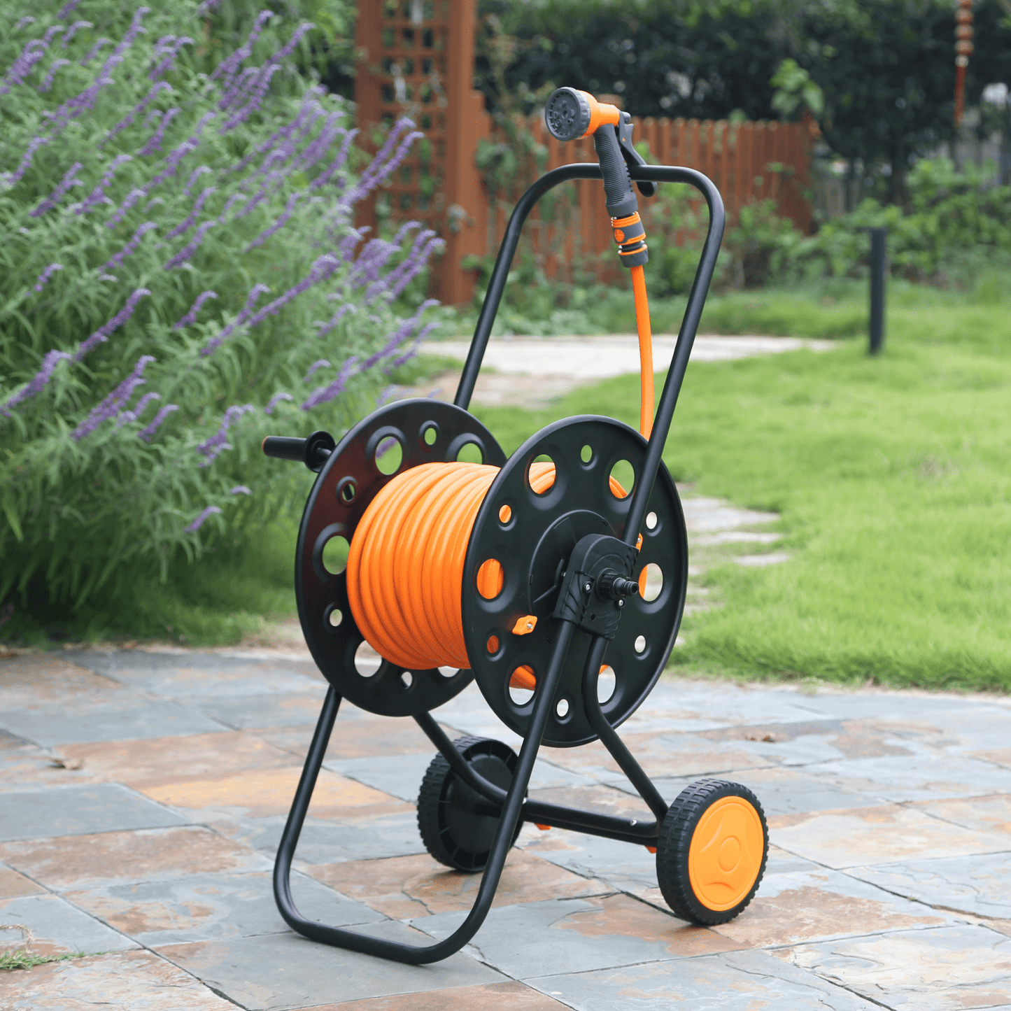 Metal Hose Reel Cart - mazeproducts