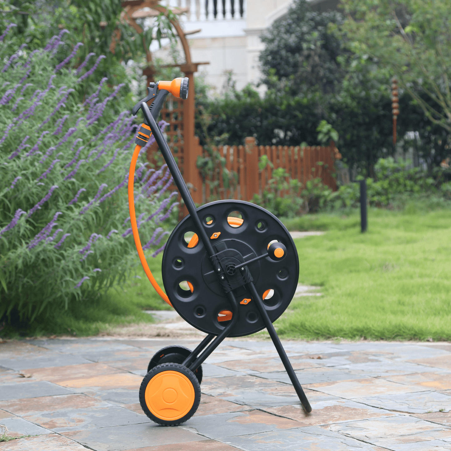 Metal Hose Reel Cart - mazeproducts