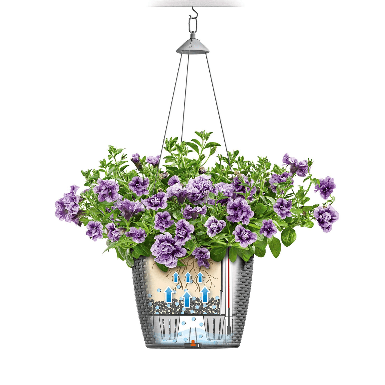 NIDO Cottage 28 Hanging Planter - mazeproducts