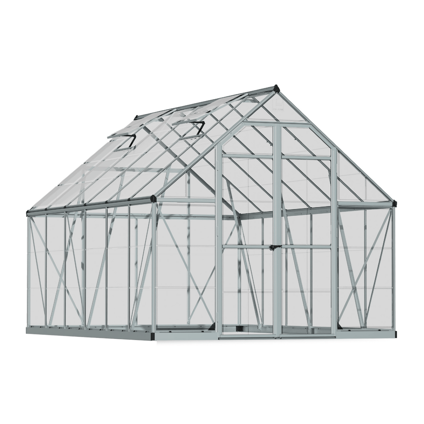 8' x 12' Octave Greenhouse - Clear Roof (2.5m x 3.7m) - mazeproducts