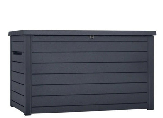 Keter Ontario 870L Storage Box - Anthracite - mazeproducts