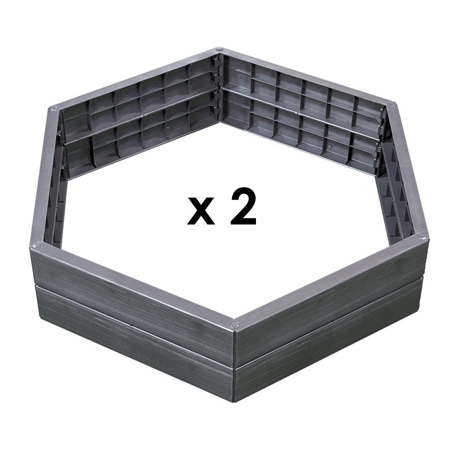 PRE ORDER: OCT. - Hex ERGO Raised GARDEN Bed x 2 - mazeproducts