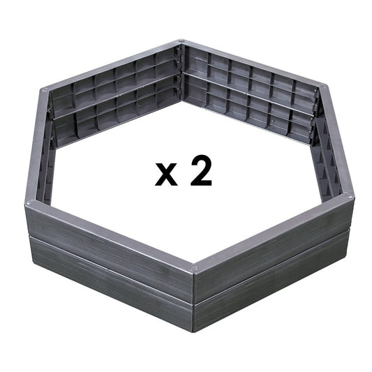 PRE ORDER: OCT. - Hex ERGO Raised GARDEN Bed x 2 - mazeproducts