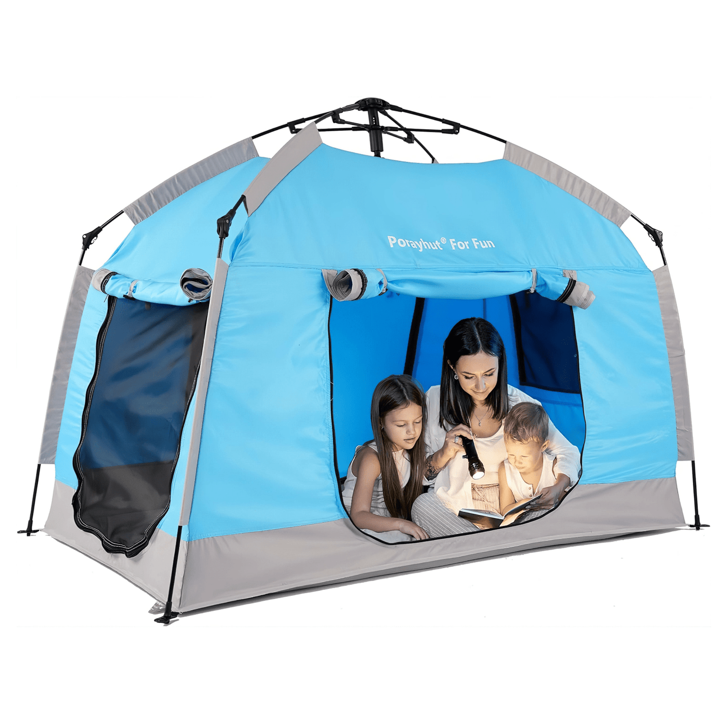 Pop up Play / Sensory Tent with Light Strip - Blue - mazeproducts