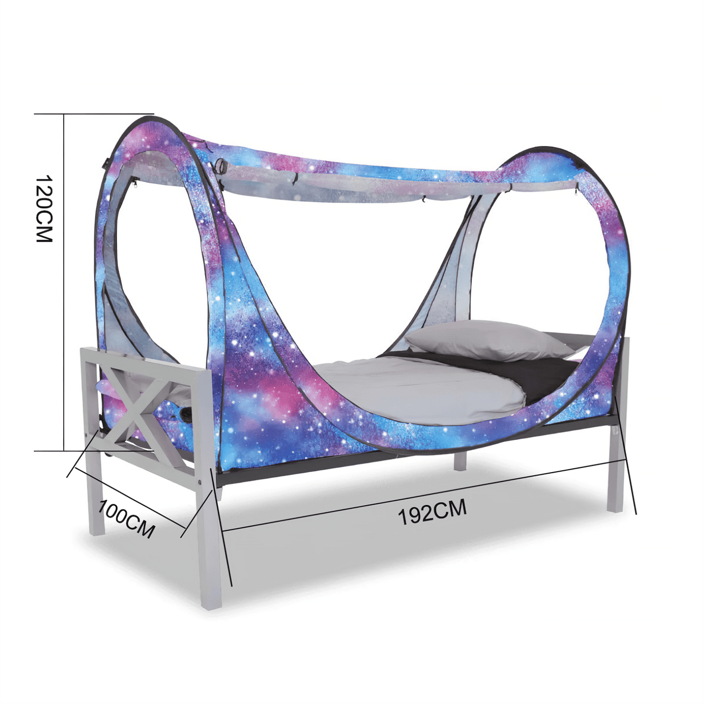Pop up Play / Sensory Privacy Bed Tent - Galaxy - mazeproducts