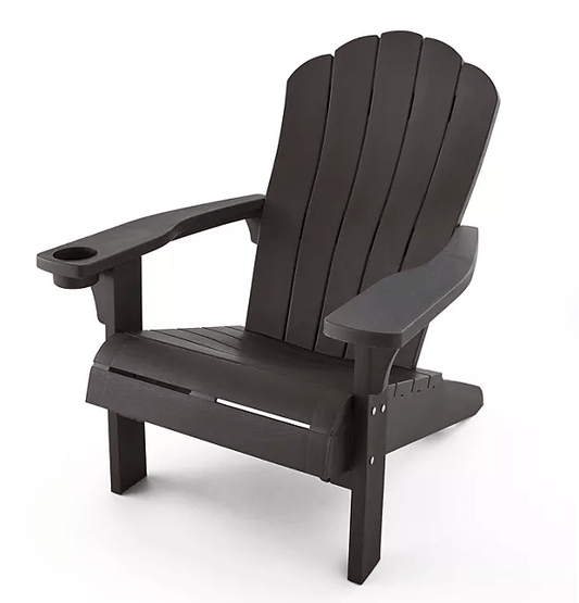Keter Everest Adirondack Chair - Brown - mazeproducts