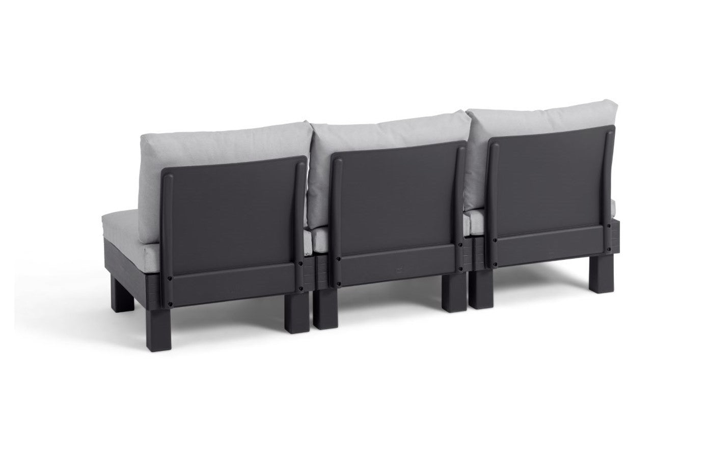 Keter Elements 3 Seater Sofa - mazeproducts
