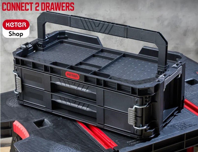 Keter Connect 2 Drawers System - mazeproducts