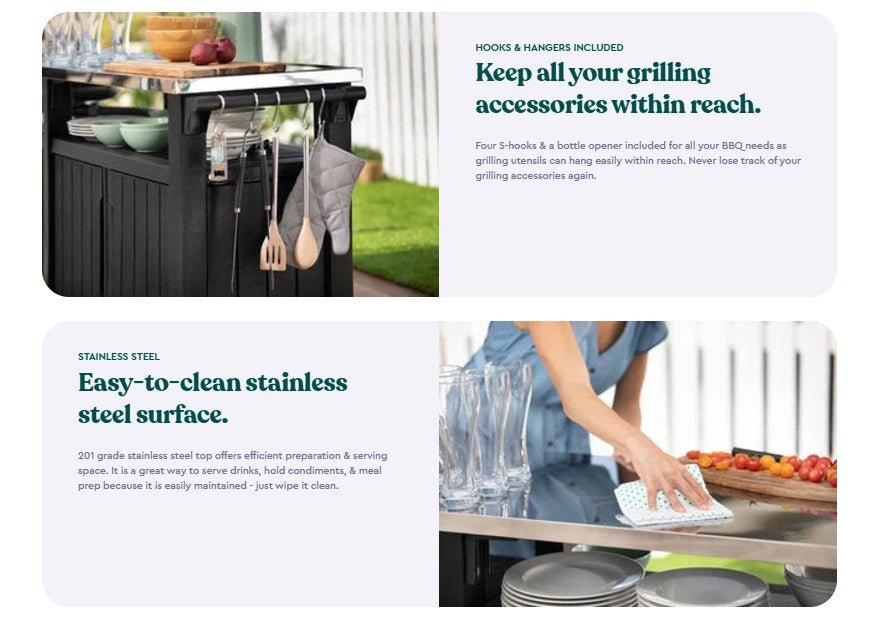 Unity XL BBQ Entertainment Unit - mazeproducts