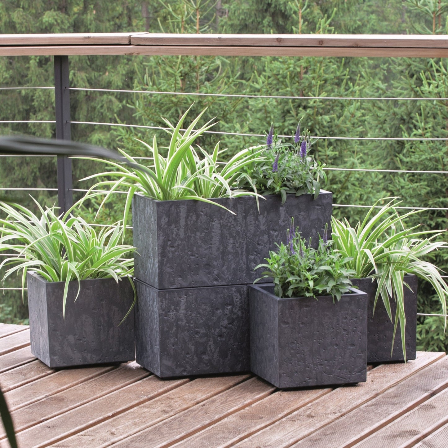 Sierra Square Planter 400 - mazeproducts